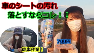 【車のシート洗浄】WILLSON [ ウイルソン ] 布製シートクリーナー　700円で綺麗にする！　おススメは？