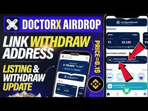 MultiversX Address add on Doctor X || Doctor X Mein wallet connect kaise kare || Doctor X CoinPrice