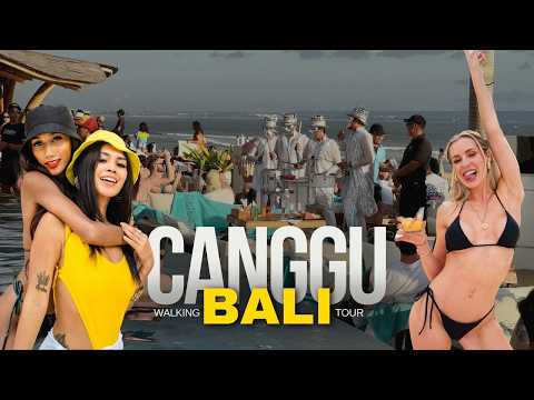 World's Best Beach Club: FINNS CANGGU BALI | WALKING Tour 2024