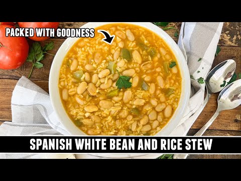 Spanish White Bean and Rice Stew | Heart-Warming ONE-POT Recipe