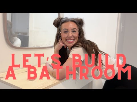 DIY Bathroom Vanity | How I built my entire vanity for $75!!