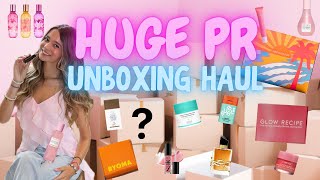 HUGE pr unboxing haul (Glow Recipe, Drunk Elephant, Bubble & more)