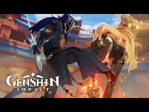 Even Capitano is not strong enough to beat the Pyro Archon | Animation Cutscene 5.0 Genshin Impact