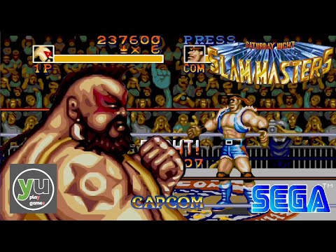 Saturday Night Slam Masters｜快打英雄榜｜マッスルボマー｜JUMBO 通關｜Sega genesis MD