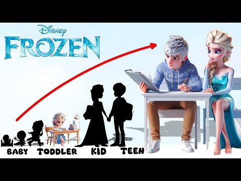 Elsa and Anna's Frozen Journey from Baby to school AGE | Cartoon Wow