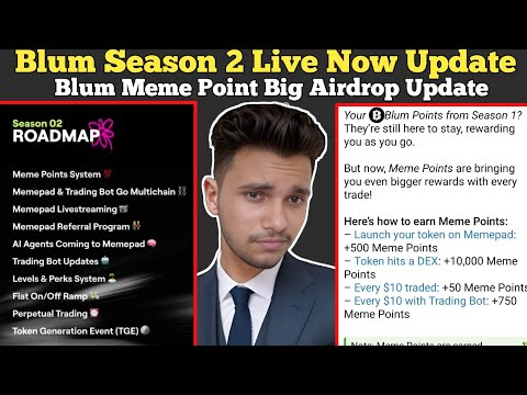 How to Play Blum Season 2 | Blum RoadMap Update | Blum Listing Delay Now