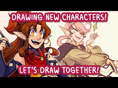 Let's Draw Together! Drawing a New Character!