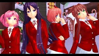 Doki Doki Literature Club - Last Christmas (MMD mod)