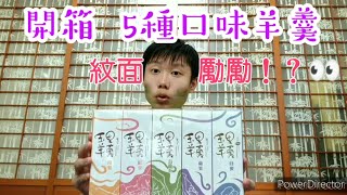 【開箱】五種不同口味的羊羹！『香氣超逼真』『一大條』『羊羹』『紋面の勵勵』【勵勵】