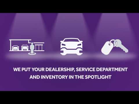 Showcase your dealership, service department and inventory