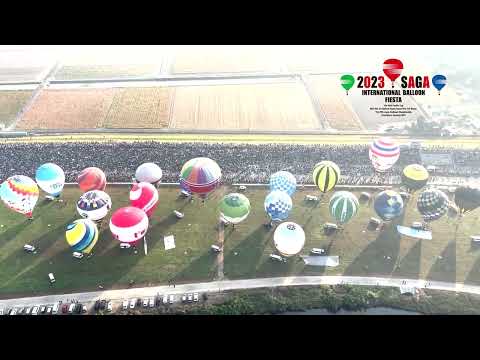 [1minute Movie] 2023 Saga Internationa Balloon Fiesta 3rd days - Pacific Cup -