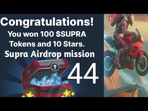 Supra Mission 44 live Answers || Supra Airdrop New update