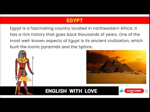 learn english through story (subtitles)- About Egypt🇪🇬 (THE COUNTRY OF WONDERS) #listenstories