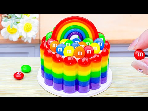 Rainbow Ice Cream 💞How To Make Miniature Rainbow IceCream Cake Ideas by Lotus Cakes