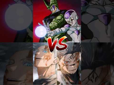 Cell y freezee vs gojo y sukuna #jujutsukaisen #dragonball #edit #gojo #sukuna #cell #freezer #xd