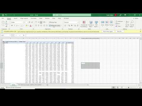 Convert daily data (Discharge) to monthly and annual data using excel | Text to Columns| Pivot Table