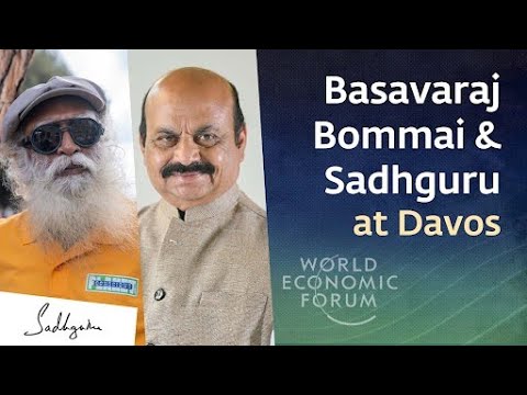 Karnataka CM Basavaraj Bommai Explores #SaveSoil with Sadhguru at Davos