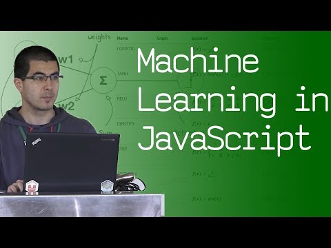 Machine Learning in Javascript - talk by @Bondifrench