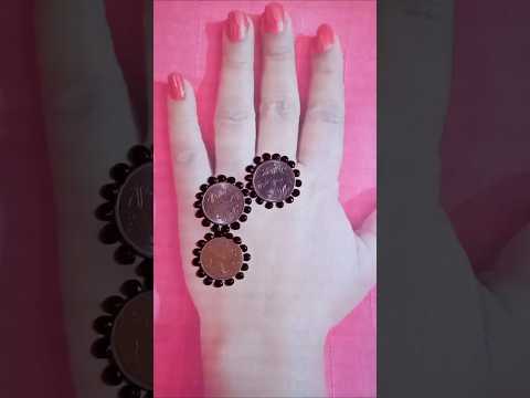 Easy simple coins mehndi design trick #mehndi #youtubeshorts #shorts #viralvideo