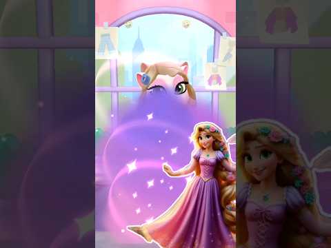 Princesses transformation my talking angela 2 #cosplay #fyp #mytalkingangela2 #princess