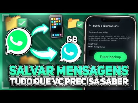 ✅ Como fazer BACKUP DE MENSAGENS e mídias do WhatsApp Passar pra o WhatsApp MOD ou para Celular Novo