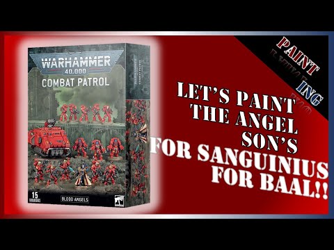 Painting - Combat Patrol Blood Angels