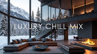 Peaceful Winter Lounge Music 🎄 Relaxing with Chill Music at Luxury Lounge Chillout ❄️ Winter Ambient