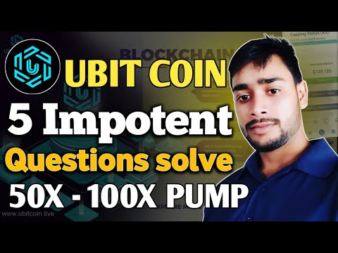 ubit coin full plan | ubit coin 5 questions solve video | ubit & UMT token decentralized ||