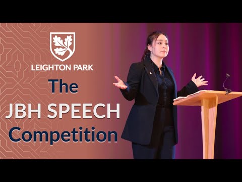 The JBH Speech Competition | Leighton Park