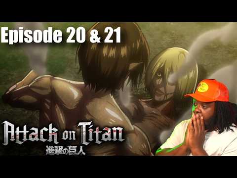 THEY FINALLY CAUGHT THE LADY TITAN, NOW WHAT?!?! | Attack on Titan Episode 20 & 21 | REACTION