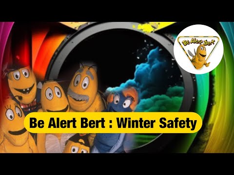 🐝 Bert's Winter Wonderland Adventure: Animated Fun, Catchy Songs & Cool Safety Tips for Kids!