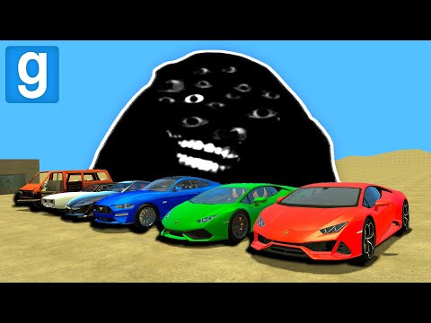 RAGE MUNCI VS CARS - Garry's mod sandbox