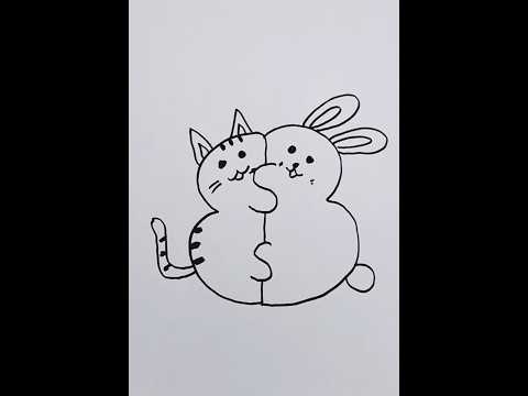 Easy drawing for kids | love drawing