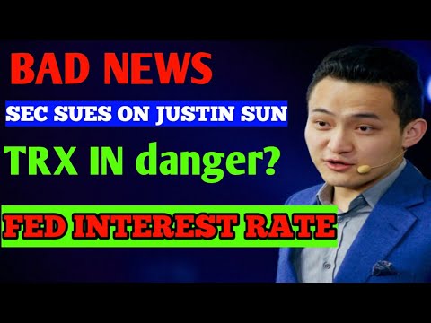 SEC Sues justin sun / Bitcoin down / Fed hike rate increased to 25 bps / Latest crypto updates