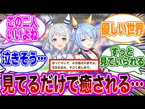 優しくて可愛い”小さな癒し見つけ隊”を見て浄化されていくトレーナー達に対するみんなの反応集【ウマ娘 反応集 ウマ娘プリティーダービー】