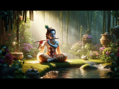 krishna Flute || (बाँसुरी )Indian Flute Meditation , Relaxing Flute Music,  Meditation Music