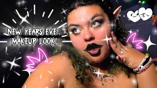 🪩NYE inspired makeup look/fit🪩 (2024)