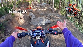 Hard Enduro Riding the KTM 690 Enduro R