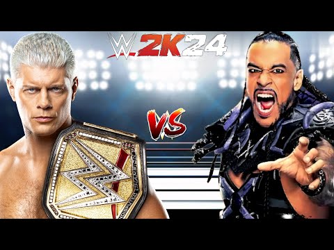 WWE 2K24 CODY RHODES VS. DAMIAN PRIEST FOR THE UNDISPUTED WWE CHAMPIONSHIP BELT!