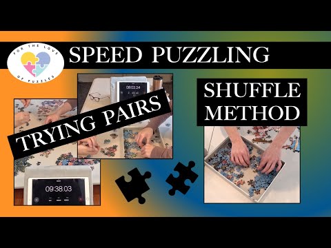 Trying PAIRS and SHUFFLE Method for the First Time - Speed Puzzling Compilation