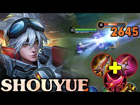 SHOUYUE BEST BUILD!? CRAZY BASIC ATTACK DAMAGE RANK MASTER - HONOR OF KINGS