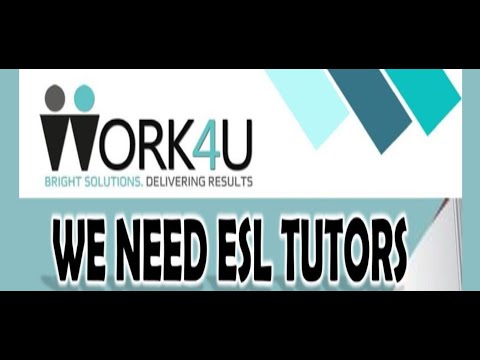 work4u HOMEBASED  ESL COMPANY / WITH FLEXIBLEBLE SCHEDULES.