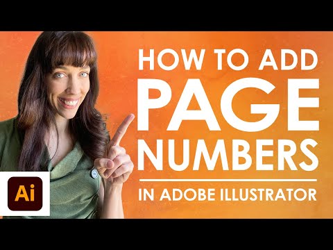 How to add page numbers to all artboards in Adobe Illustrator