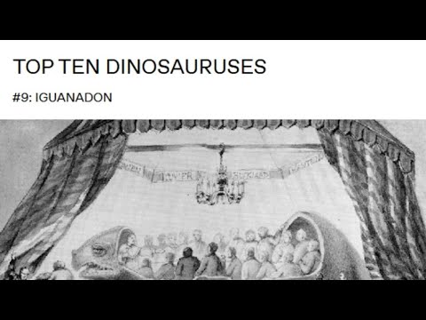 Top Ten Dinosauruses - Number 9 - Iguanadon