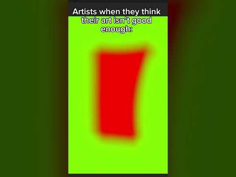 Artist when they think their art isn’t good enough #art #relatable #funny #shorts