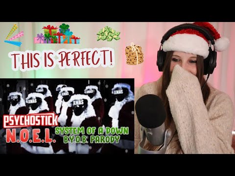 Psychostick - N.O.E.L. (System of a Down B.Y.O.B. Christmas Parody Song) | Reaction