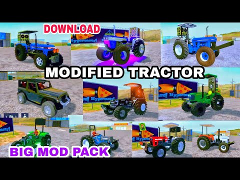 Fs20😎 indian tractor 🚜mod download 👍 link / big 😲mod pack /👑 all tractor modified / Indian tractor/