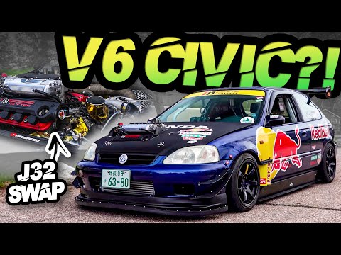 V6 Turbo Civic Hatch?! - 3.2L Honda J32 Swap (PFI Speed Built)