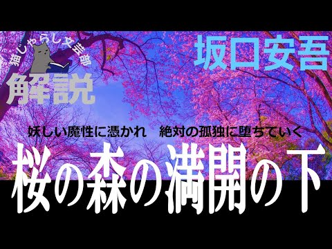 坂口安吾『桜の森の満開の下』解説｜妖しい魔性に憑りつかれ、絶対の孤独に墜ちていく