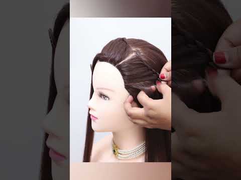 Easy Wedding Hairstyle For Girls #indain #shortvideo #ytstudio #ponytail #viralvideo #haircare